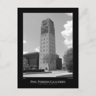 University of Michigan Clock Tower Postcard