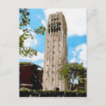 University of Michigan Tower Abstract Postcard