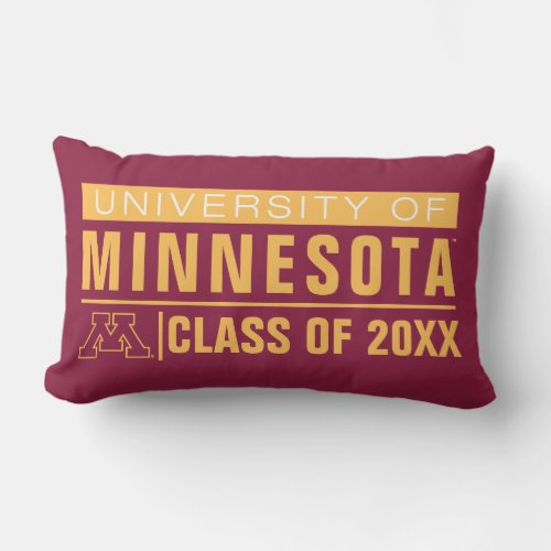 University of Minnesota Alumni Lumbar Pillow