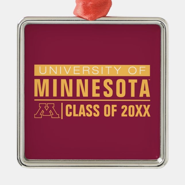 University of Minnesota Alumni Metal Ornament (Front)