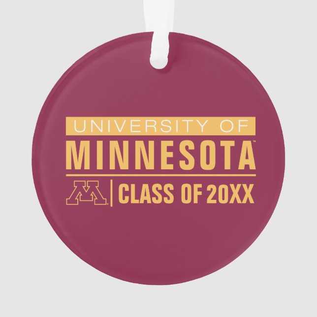 University of Minnesota Alumni Ornament (Back)