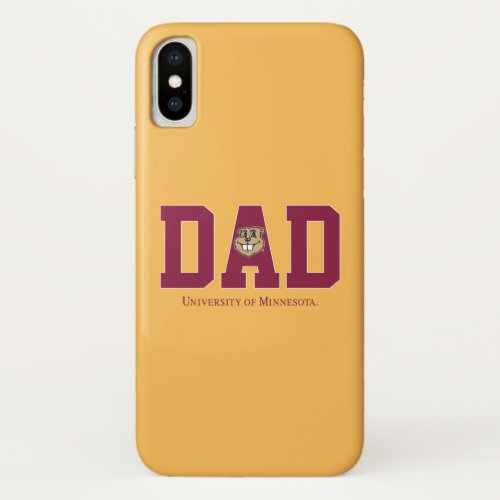 University of Minnesota Dad iPhone X Case