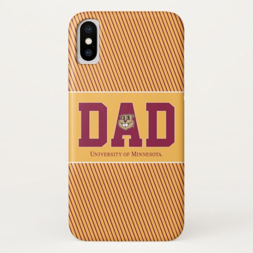 University of Minnesota Dad iPhone X Case