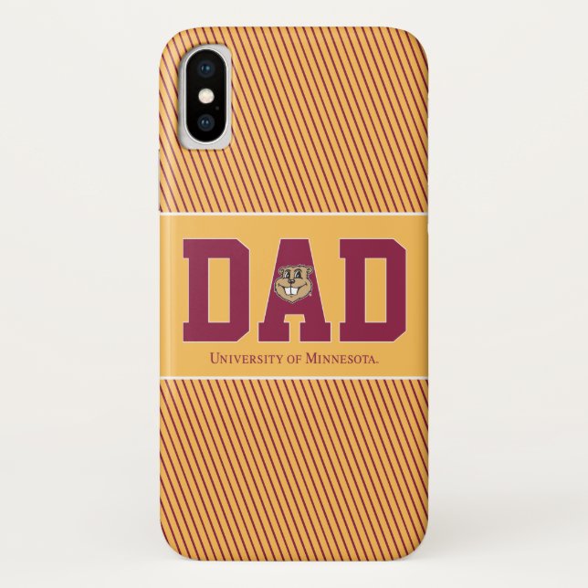 University of Minnesota Dad Case-Mate iPhone Case (Back)