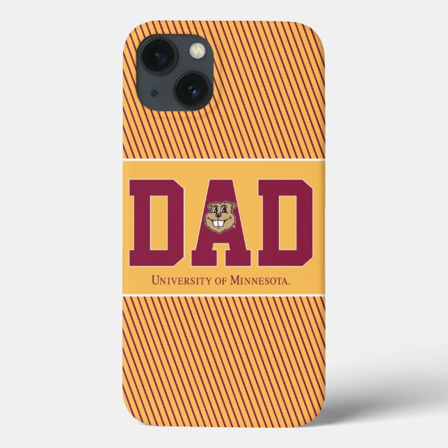 University of Minnesota Dad Case-Mate iPhone Case (Back)
