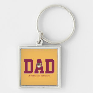 University of Minnesota Dad Keychain
