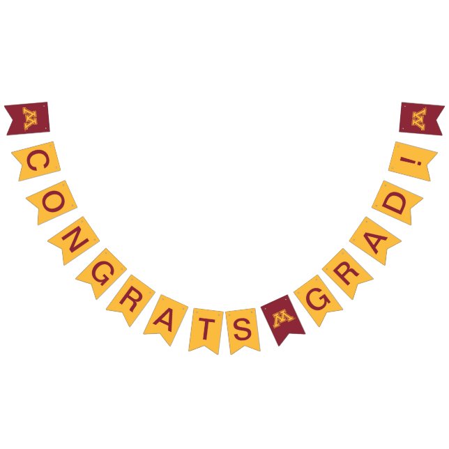 University of Minnesota Graduate Bunting Flags (All)