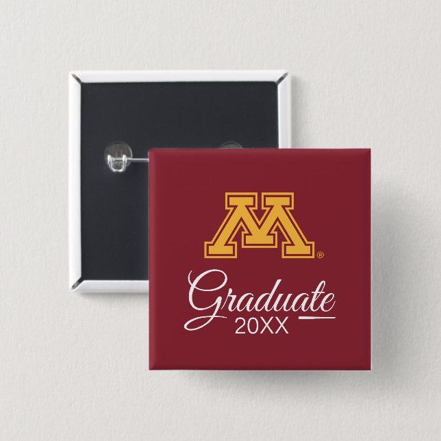 University of Minnesota Graduate Button (Front & Back)