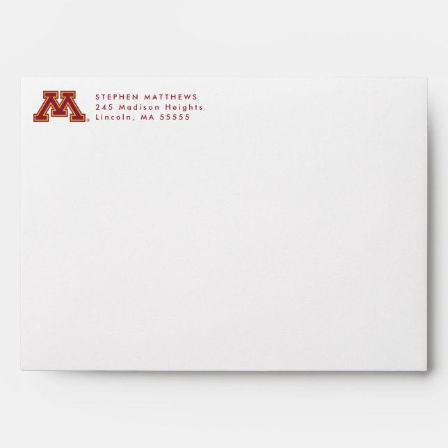 University of Minnesota Graduate Envelope (Front)