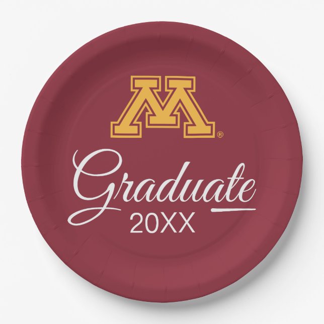 University of Minnesota Graduate Paper Plates (Front)