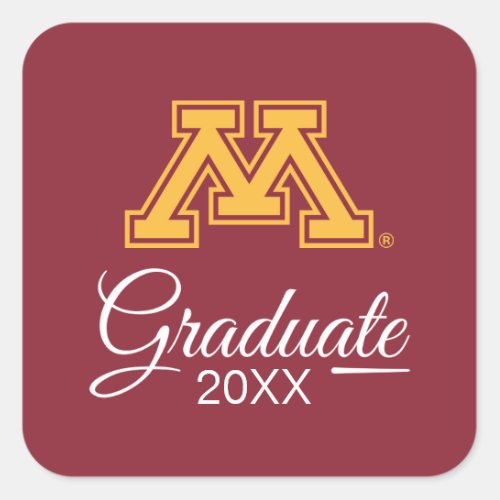 University of Minnesota Graduate Square Sticker