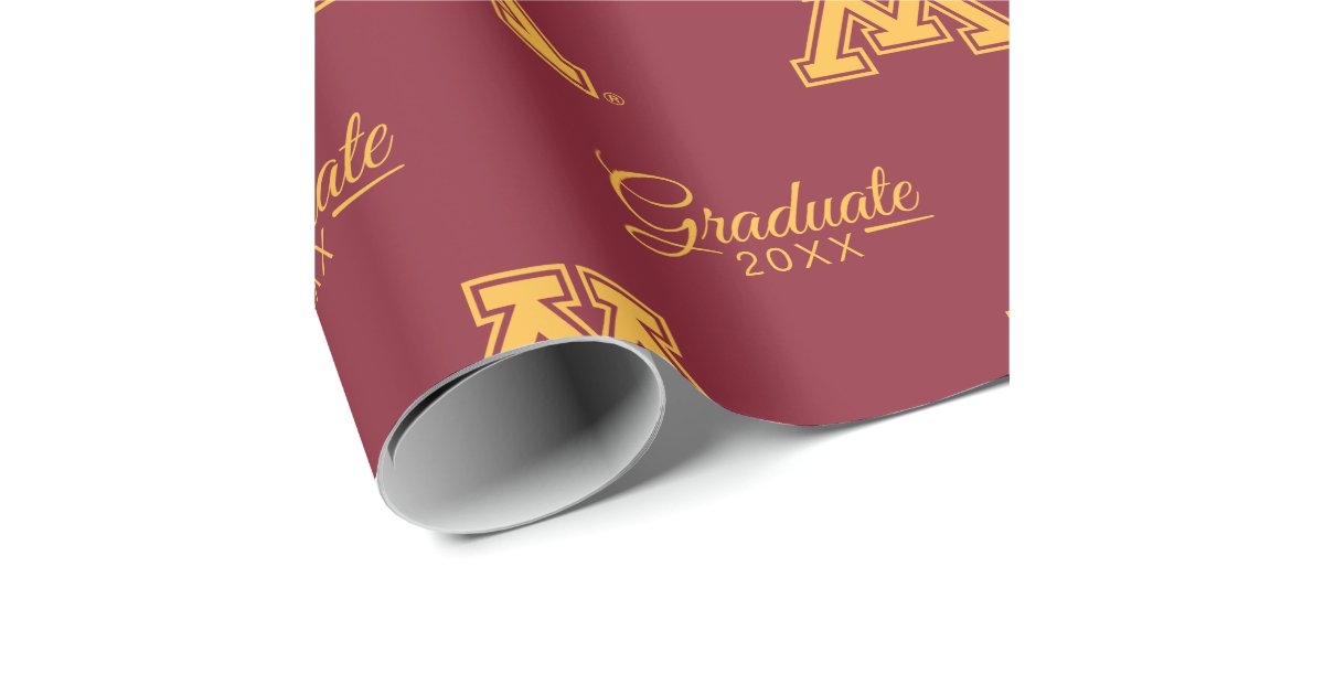 University of Minnesota Gift Wrapping Paper Team Logo PSG