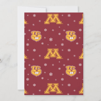 University of Minnesota Holiday Pattern Card