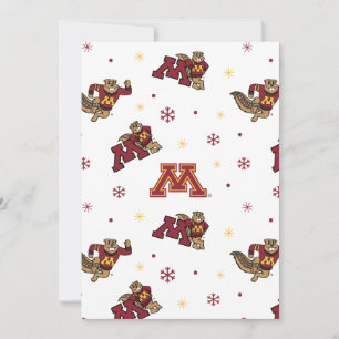 University of Minnesota Holiday Pattern Card