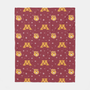 University of Minnesota Holiday Pattern Fleece Blanket