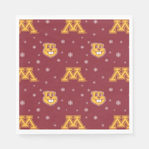 University of Minnesota Holiday Pattern Napkins