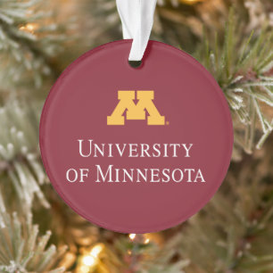 University of Minnesota Holiday Pattern Ornament