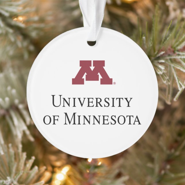 University of Minnesota Holiday Pattern Ornament (Tree)