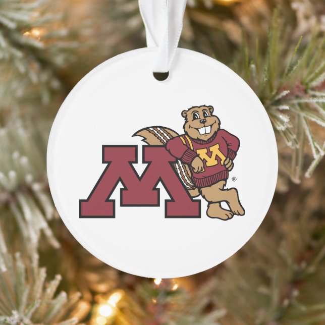 University of Minnesota Holiday Pattern Ornament (Tree)