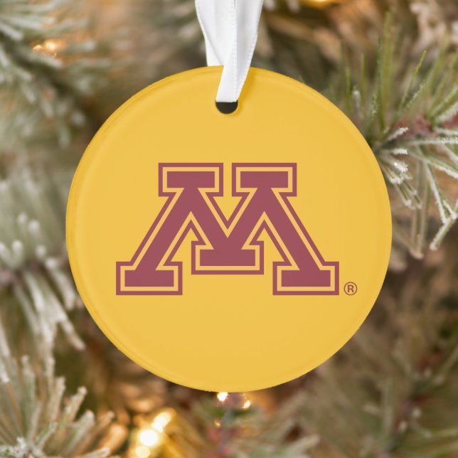 University of Minnesota Holiday Pattern Ornament (Tree)