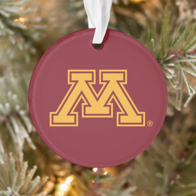 University of Minnesota Holiday Pattern Ornament (Tree)