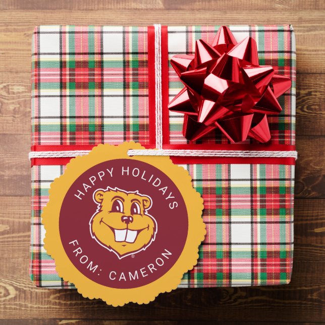 University of Minnesota Holiday Pattern Ornament Card (Insitu (Gift))