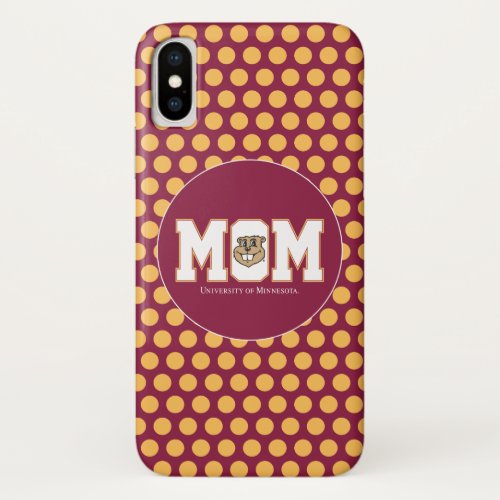 University of Minnesota Mom iPhone X Case
