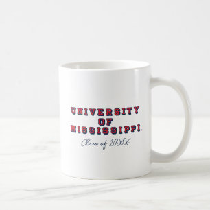 University of Mississippi Block Type Coffee Mug