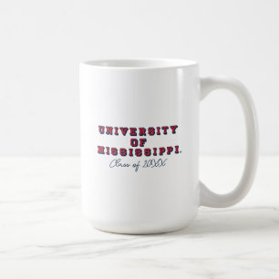 University of Mississippi Block Type Coffee Mug