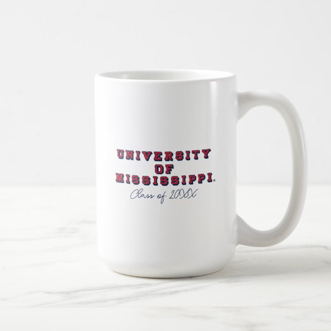 University of Mississippi | Block Type Coffee Mug (Right)