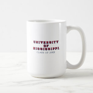 University of Mississippi Block Type Coffee Mug