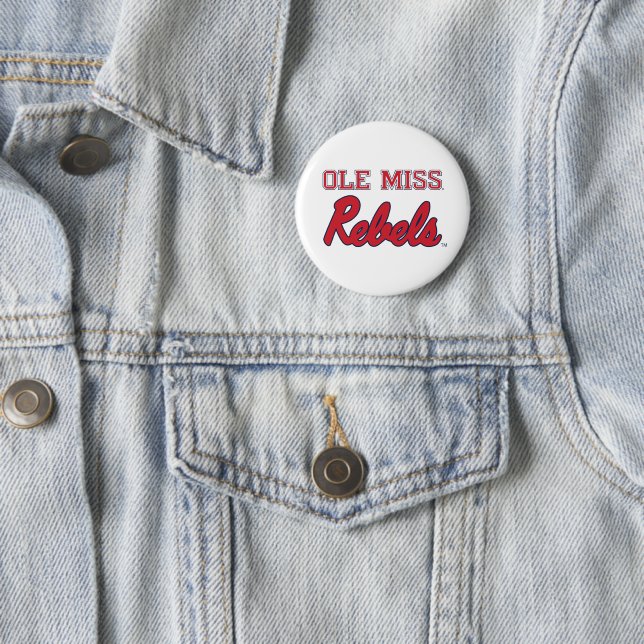 University of Mississippi | Ole Miss Rebels Button (In Situ)