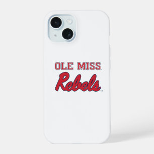 University of Mississippi   Ole Miss Rebels iPhone 15 Case