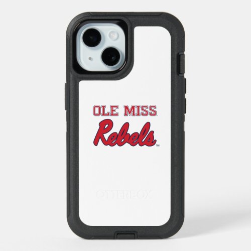 University of Mississippi  Ole Miss Rebels iPhone 15 Case