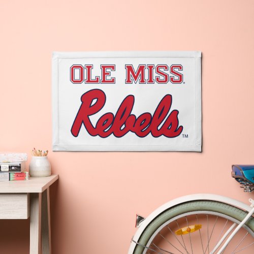 University of Mississippi  Ole Miss Rebels Pennant