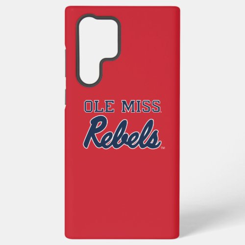 University of Mississippi  Ole Miss Rebels Samsung Galaxy S22 Ultra Case