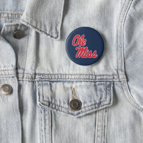 University of Mississippi  Ole Miss Script Button