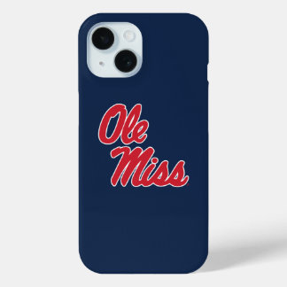 University of Mississippi | Ole Miss Script iPhone 15 Case