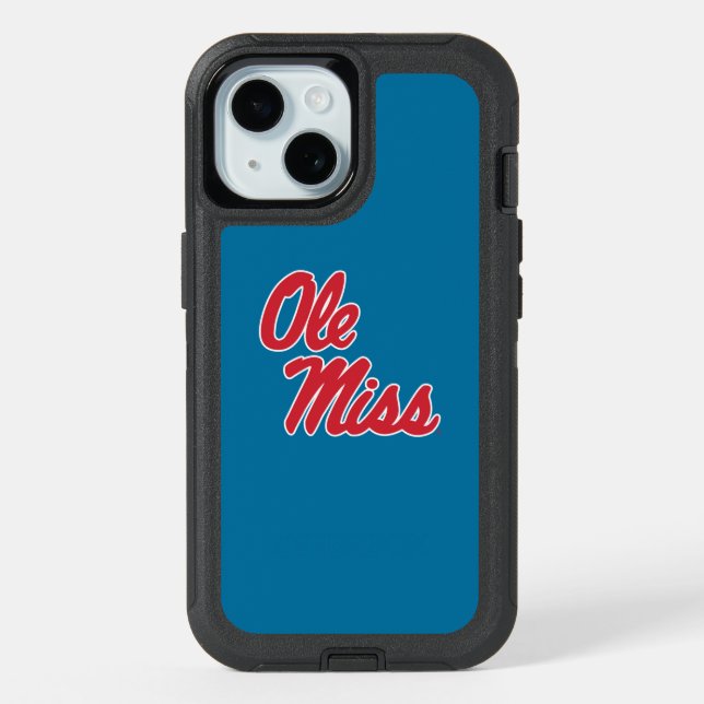 University of Mississippi | Ole Miss Script iPhone 15 Case (Back)