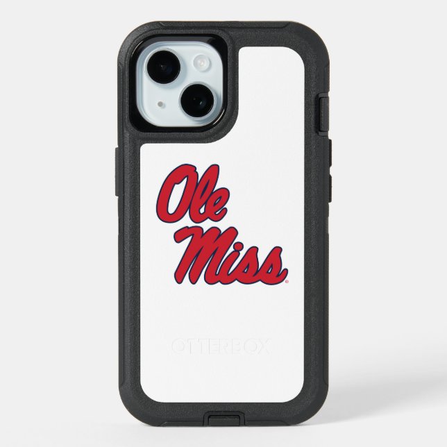 University of Mississippi | Ole Miss Script iPhone 15 Case (Back)