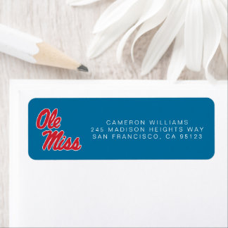 University of Mississippi | Ole Miss Script Label
