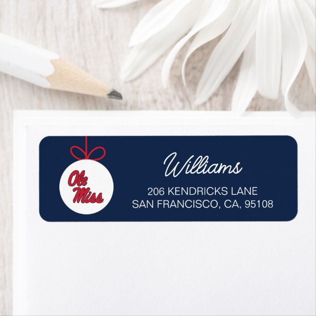 University of Mississippi | Ole Miss Script Label (Insitu)