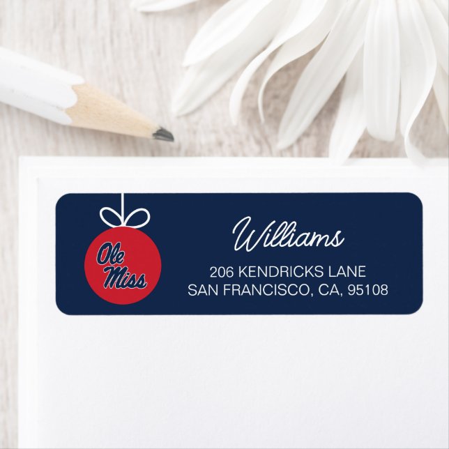 University of Mississippi | Ole Miss Script Label (Insitu)