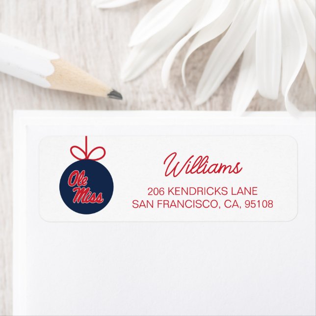 University of Mississippi | Ole Miss Script Label (Insitu)