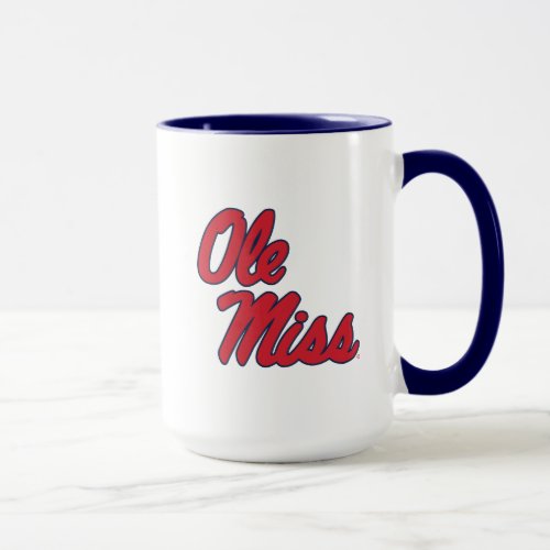 University of Mississippi  Ole Miss Script Mug