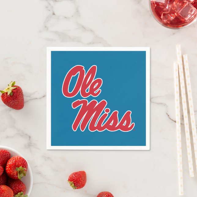 University of Mississippi | Ole Miss Script Napkins (Insitu)