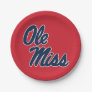 University of Mississippi | Ole Miss Script Paper Plates