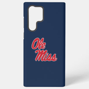 University of Mississippi   Ole Miss Script Samsung Galaxy S22 Ultra Case