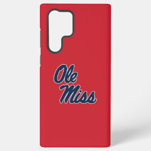 University of Mississippi   Ole Miss Script Samsung Galaxy S22 Ultra Case