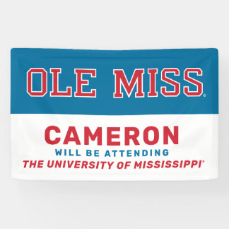 University of Mississippi | Ole Miss Wordmark Banner